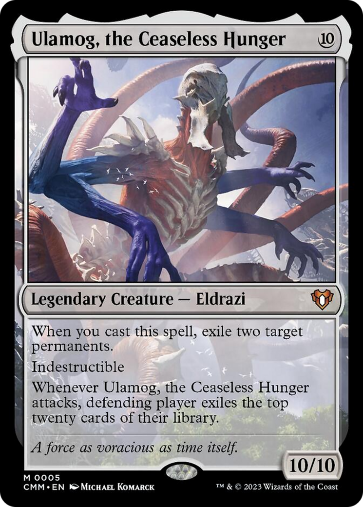 Ulamog, the Ceaseless Hunger [Commander Masters] | I Want That Stuff Brandon