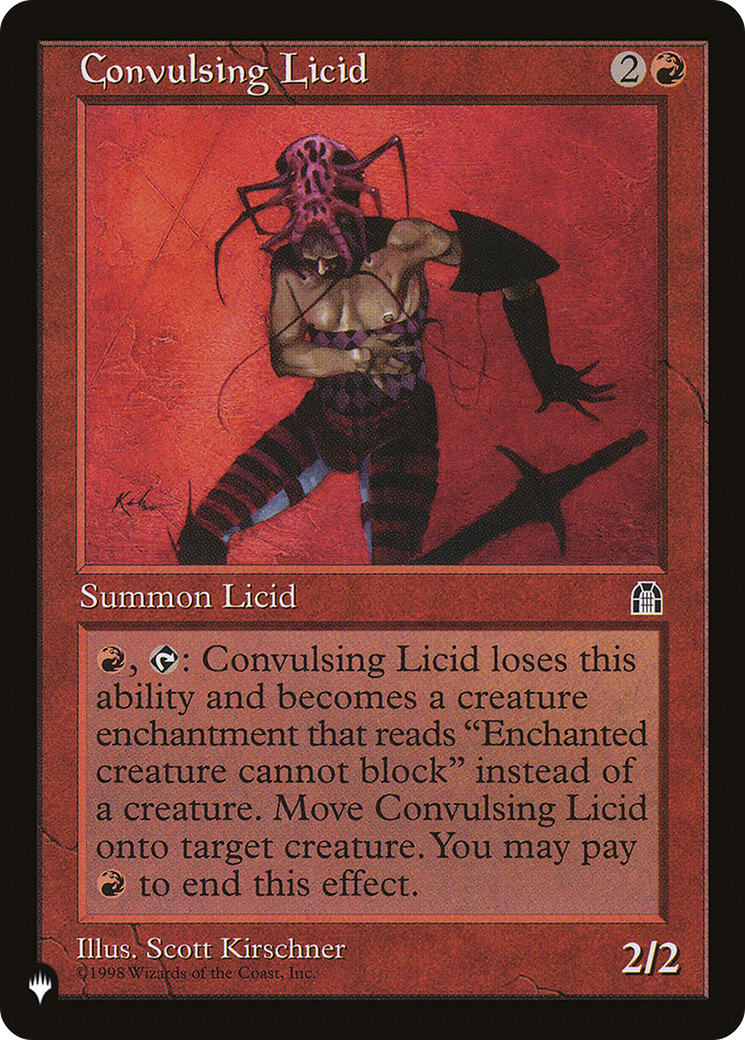 Convulsing Licid [The List Reprints] | I Want That Stuff Brandon