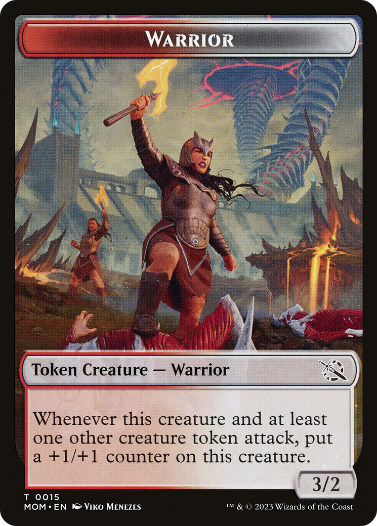 Warrior // Thopter Double-Sided Token [March of the Machine Tokens] | I Want That Stuff Brandon