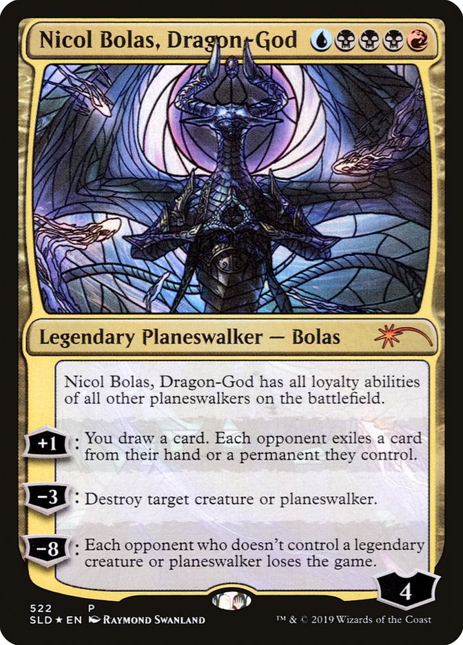 Nicol Bolas, Dragon-God (Stained Glass) [Secret Lair Drop Promos] | I Want That Stuff Brandon