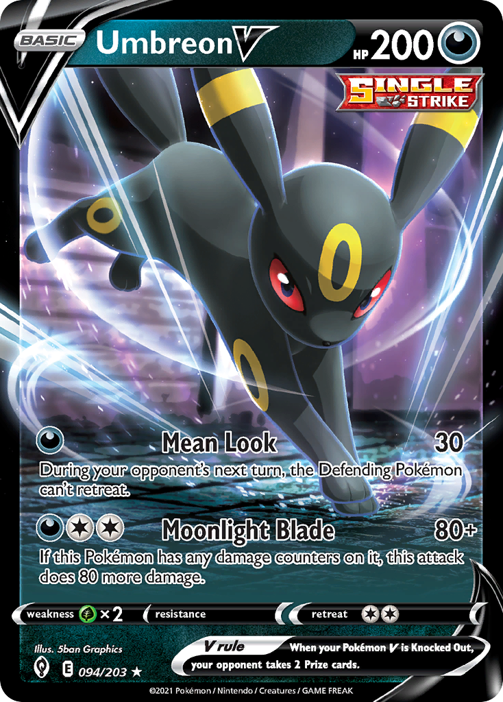 Umbreon V (094/203) (Intro Deck) [Sword & Shield: Evolving Skies] | I Want That Stuff Brandon