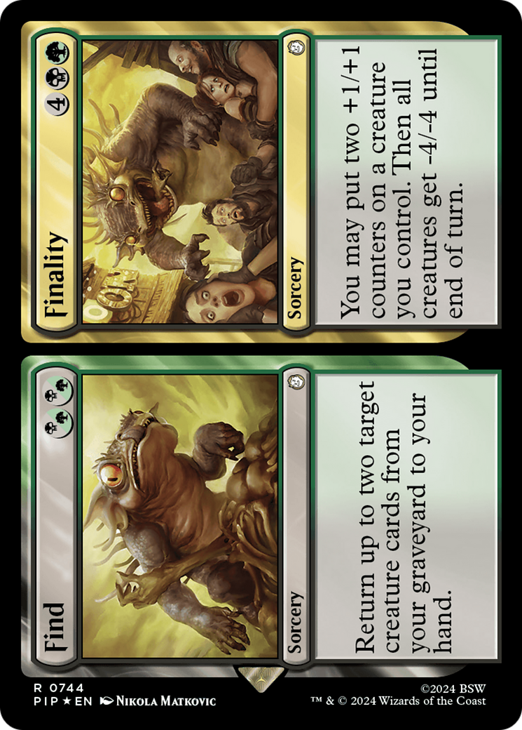 Find // Finality (Surge Foil) [Fallout] | I Want That Stuff Brandon