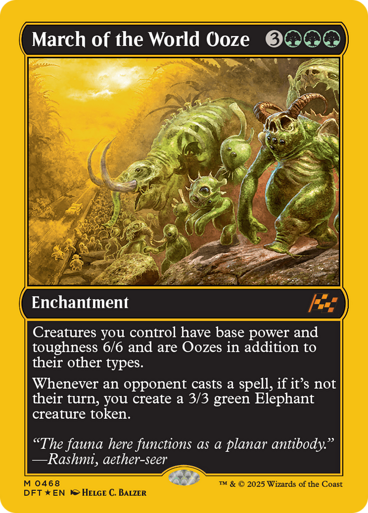 March of the World Ooze (First-Place Foil) [Aetherdrift] | I Want That Stuff Brandon