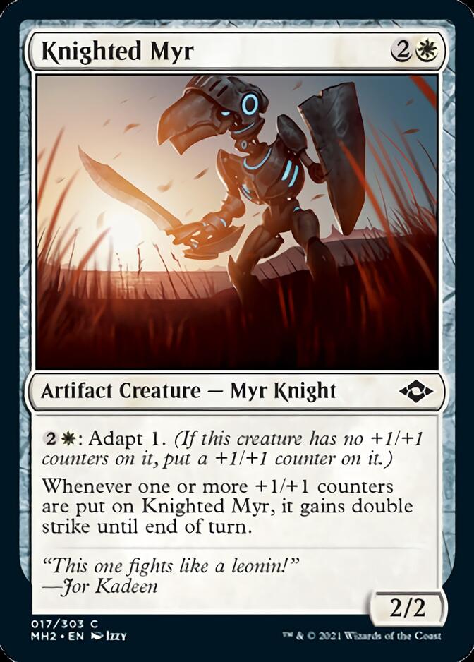 Knighted Myr [Modern Horizons 2] | I Want That Stuff Brandon