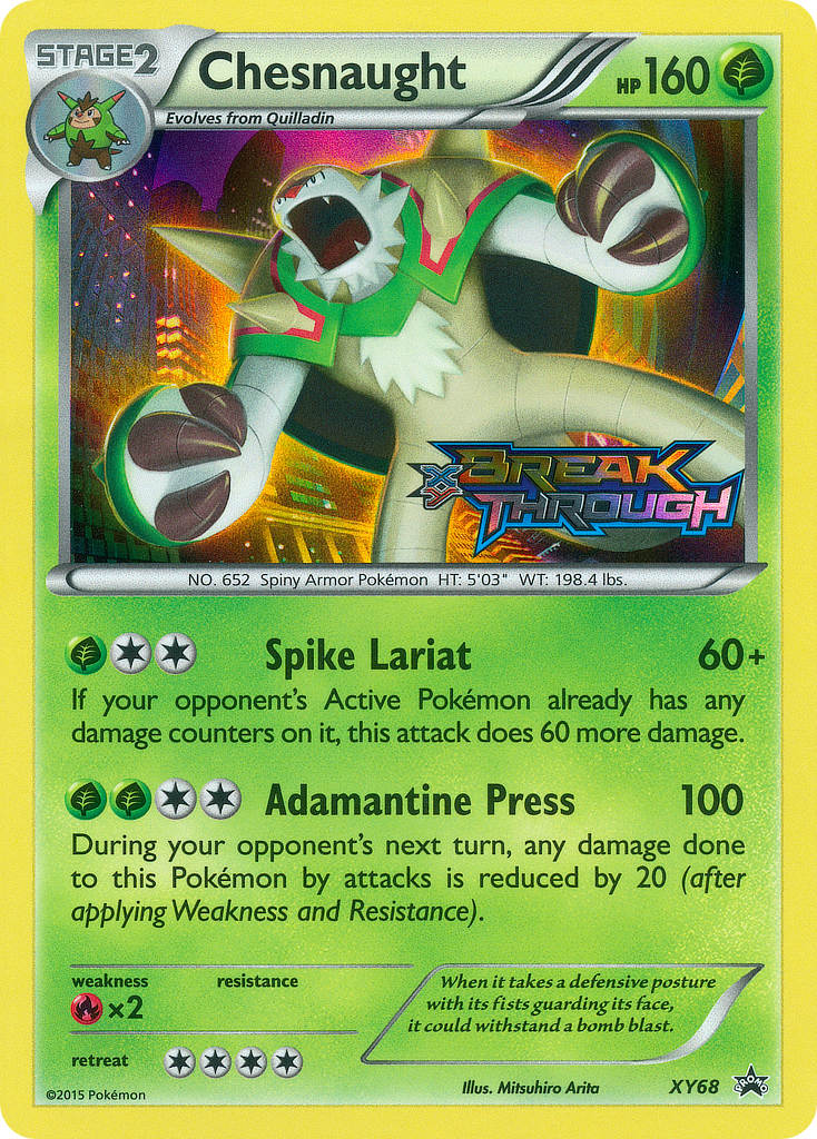 Chesnaught (XY68) [XY: Black Star Promos] | I Want That Stuff Brandon