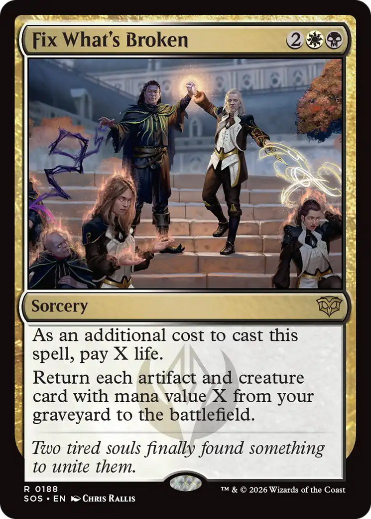 Fix What's Broken [Secrets of Strixhaven] | I Want That Stuff Brandon