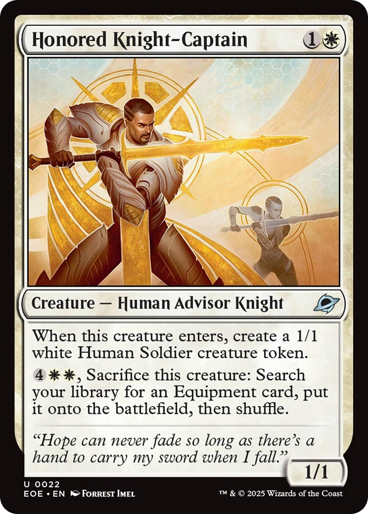 Honored Knight-Captain [Edge of Eternities] | I Want That Stuff Brandon