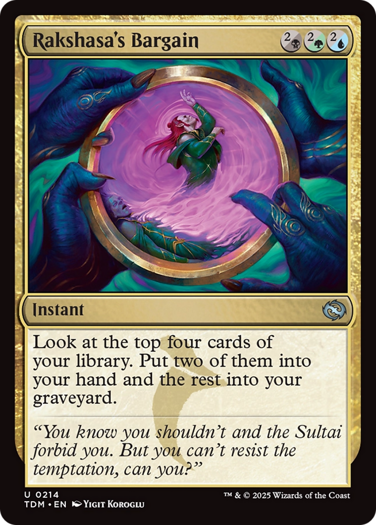 Rakshasa's Bargain [Tarkir: Dragonstorm] | I Want That Stuff Brandon