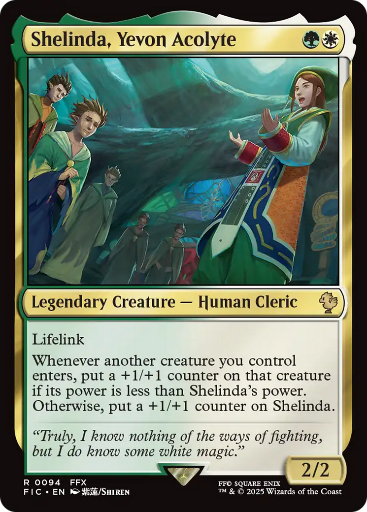 Shelinda, Yevon Acolyte [FINAL FANTASY Commander] | I Want That Stuff Brandon