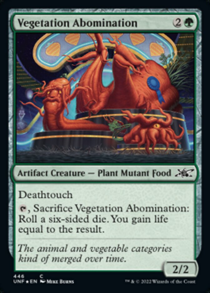 Vegetation Abomination (Galaxy Foil) [Unfinity] | I Want That Stuff Brandon