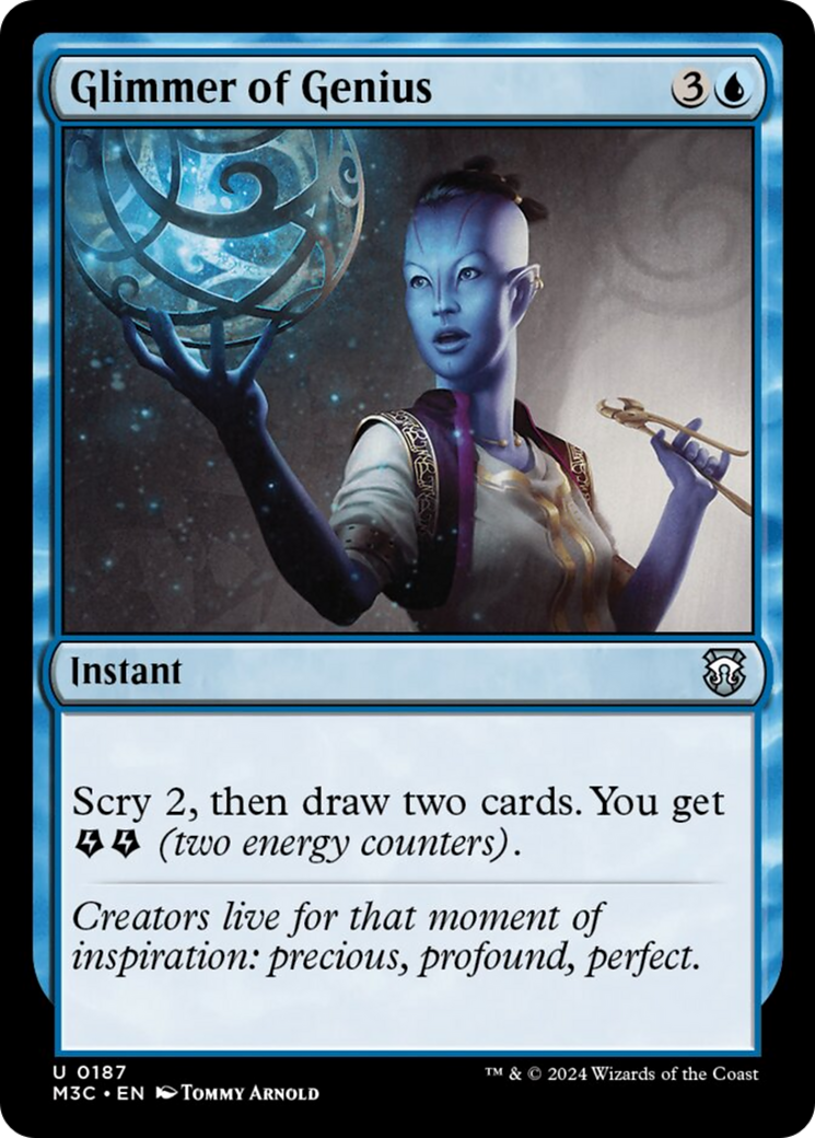 Glimmer of Genius (Ripple Foil) [Modern Horizons 3 Commander] | I Want That Stuff Brandon