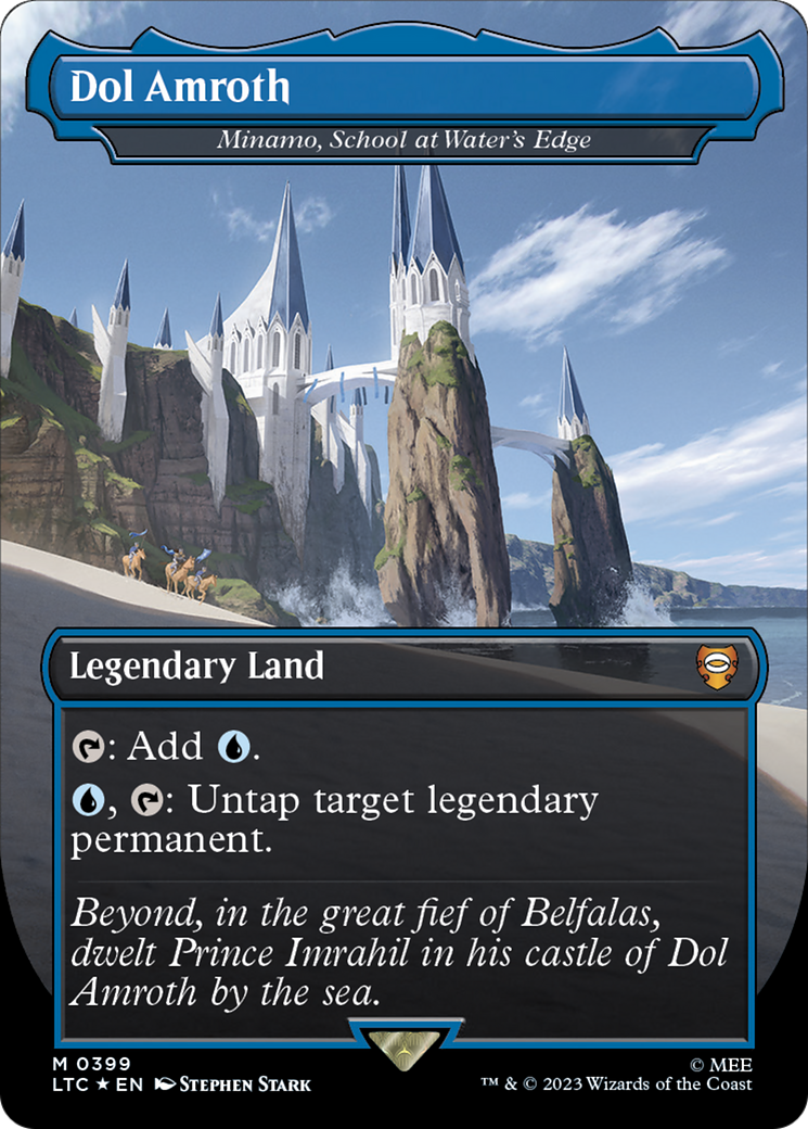 Dol Amroth - Minamo, School at Water's Edge (Surge Foil Realms and Relics) [The Lord of the Rings: Tales of Middle-Earth Commander] | I Want That Stuff Brandon