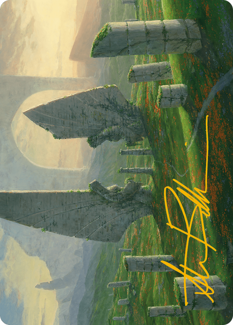 Monumental Henge Art Card (Gold-Stamped Signature) [Modern Horizons 3 Art Series] | I Want That Stuff Brandon