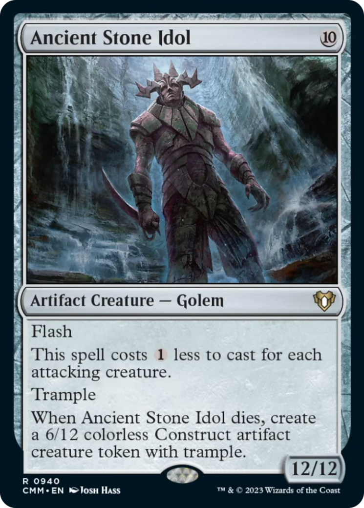 Ancient Stone Idol [Commander Masters] | I Want That Stuff Brandon