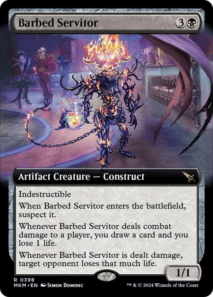 Barbed Servitor (Extended Art) [Murders at Karlov Manor] | I Want That Stuff Brandon