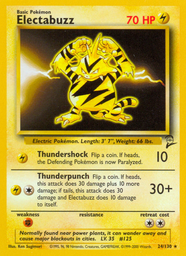 Electabuzz (24/130) [Base Set 2] | I Want That Stuff Brandon