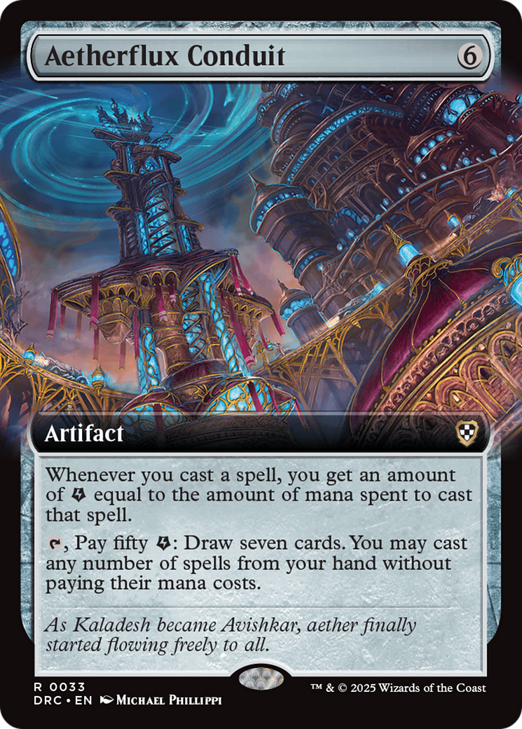 Aetherflux Conduit (Extended Art) [Aetherdrift Commander] | I Want That Stuff Brandon