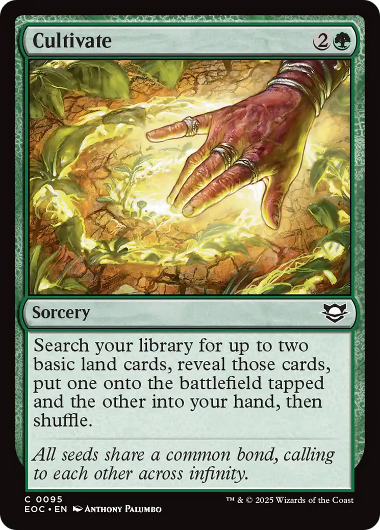 Cultivate [Edge of Eternities Commander] | I Want That Stuff Brandon