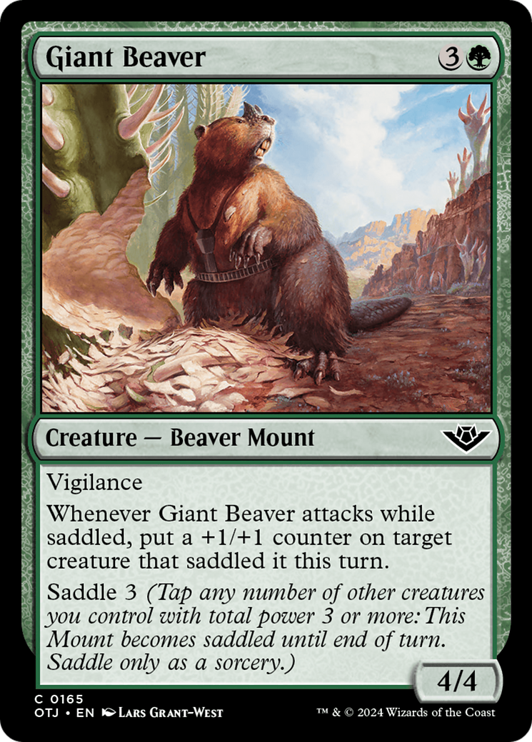 Giant Beaver [Outlaws of Thunder Junction] | I Want That Stuff Brandon