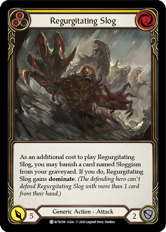 Regurgitating Slog (Yellow) [U-WTR198] (Welcome to Rathe Unlimited)  Unlimited Normal | I Want That Stuff Brandon