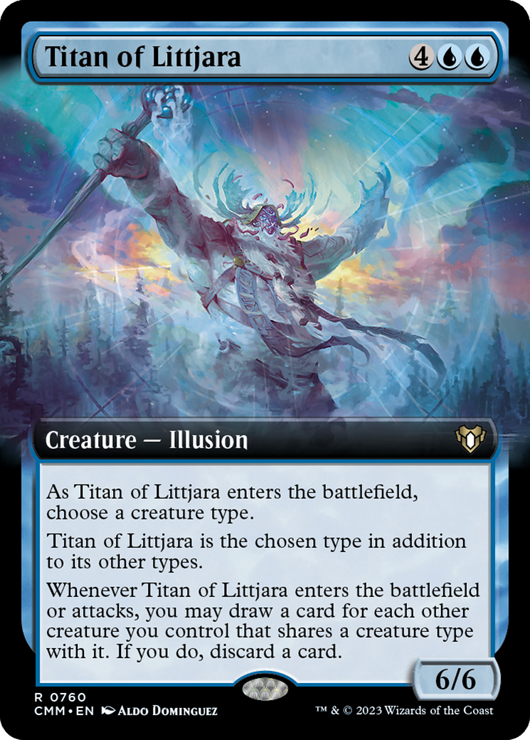 Titan of Littjara (Extended Art) [Commander Masters] | I Want That Stuff Brandon