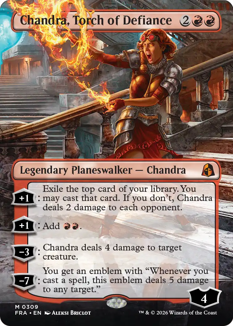 Chandra, Torch of Defiance (Borderless) [Reality Fracture] | I Want That Stuff Brandon