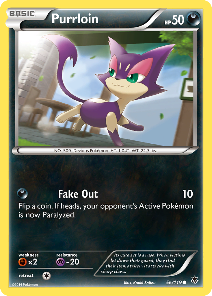 Purrloin (56/119) [XY: Phantom Forces] | I Want That Stuff Brandon