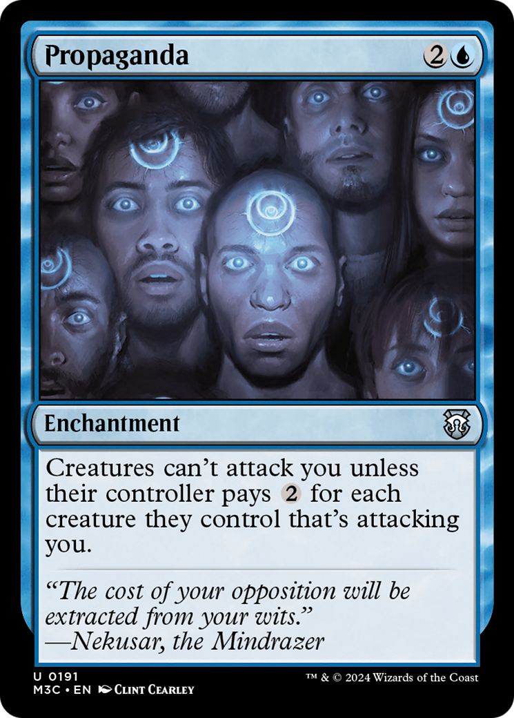 Propaganda (Ripple Foil) [Modern Horizons 3 Commander] | I Want That Stuff Brandon