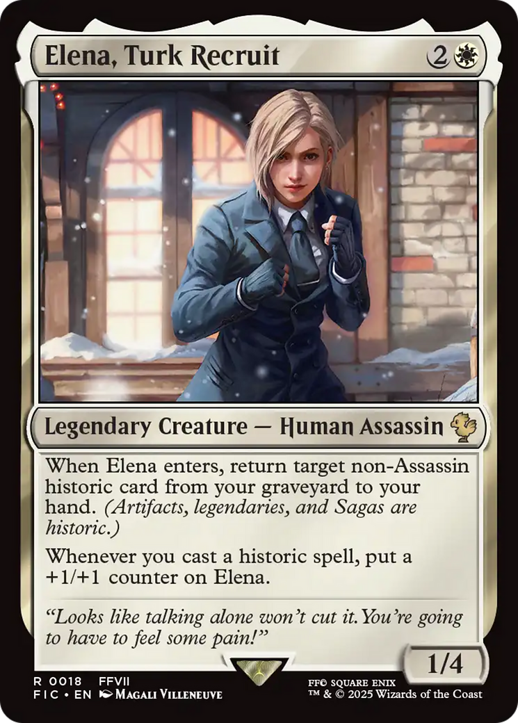Elena, Turk Recruit [FINAL FANTASY Commander] | I Want That Stuff Brandon