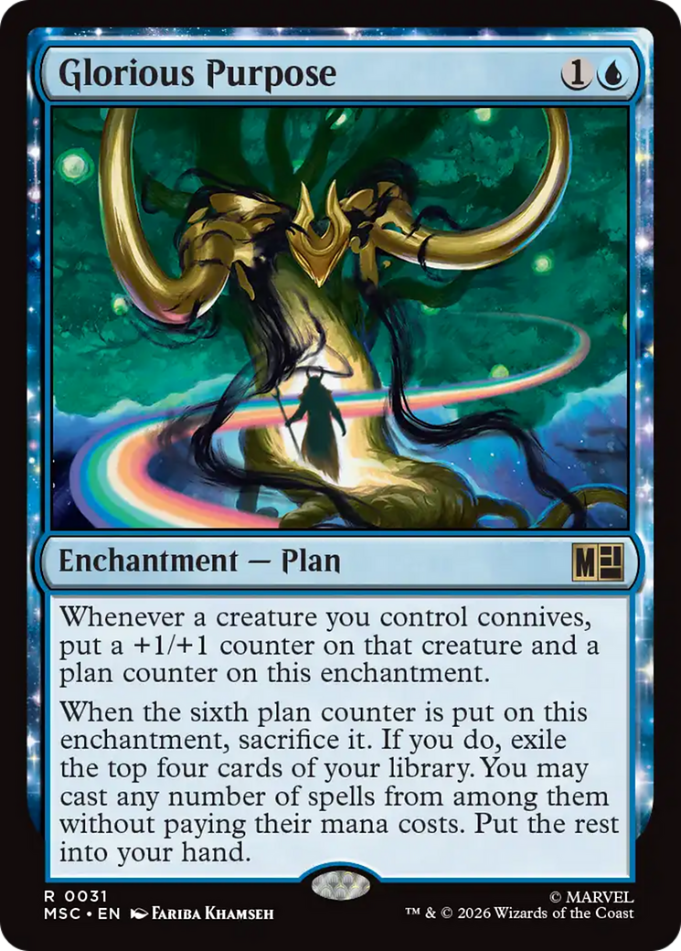 Glorious Purpose (Surge Foil) [Marvel Super Heroes Commander] | I Want That Stuff Brandon