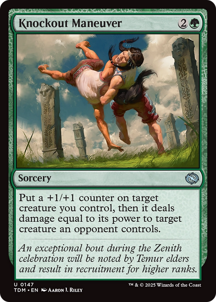 Knockout Maneuver [Tarkir: Dragonstorm] | I Want That Stuff Brandon