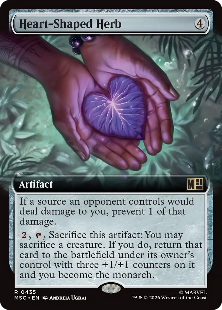 Heart-Shaped Herb (Extended Art) [Marvel Super Heroes Commander] | I Want That Stuff Brandon