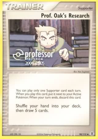 Prof Oaks Research (98/112) (2004 2005) [Professor Program Promos] | I Want That Stuff Brandon