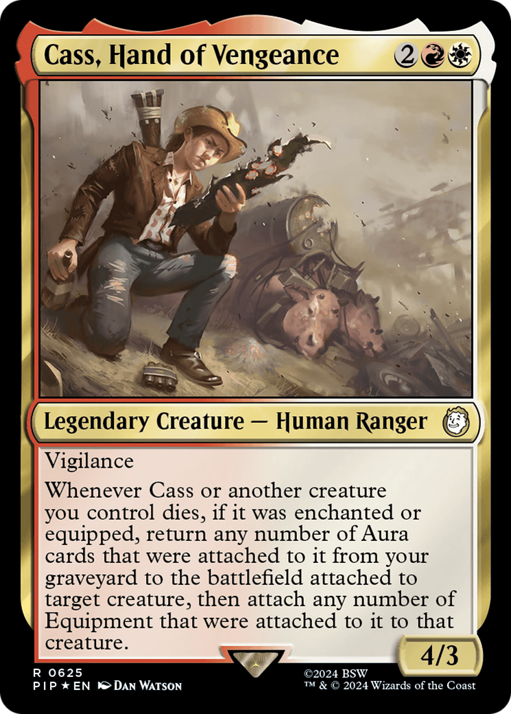 Cass, Hand of Vengeance (Surge Foil) [Fallout] | I Want That Stuff Brandon