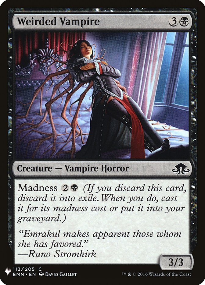 Weirded Vampire [Mystery Booster] | I Want That Stuff Brandon