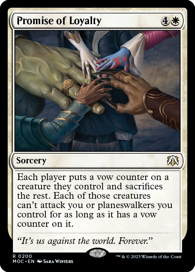 Promise of Loyalty [March of the Machine Commander] | I Want That Stuff Brandon