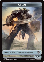 Gnome // Golem (0014) Double-Sided Token [Edge of Eternities Commander Tokens] | I Want That Stuff Brandon