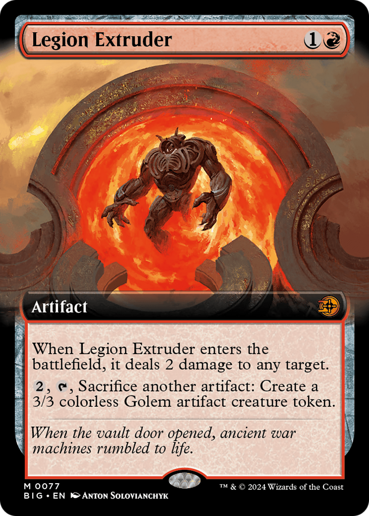 Legion Extruder (Extended Art) [Outlaws of Thunder Junction: The Big Score] | I Want That Stuff Brandon