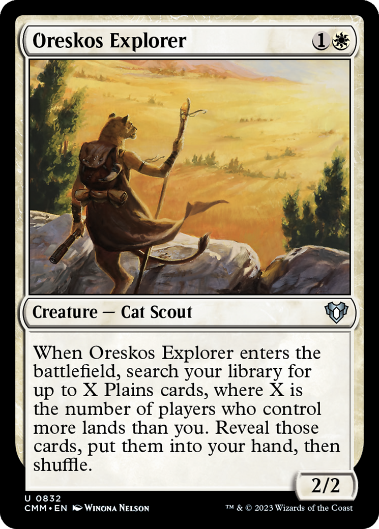 Oreskos Explorer [Commander Masters] | I Want That Stuff Brandon