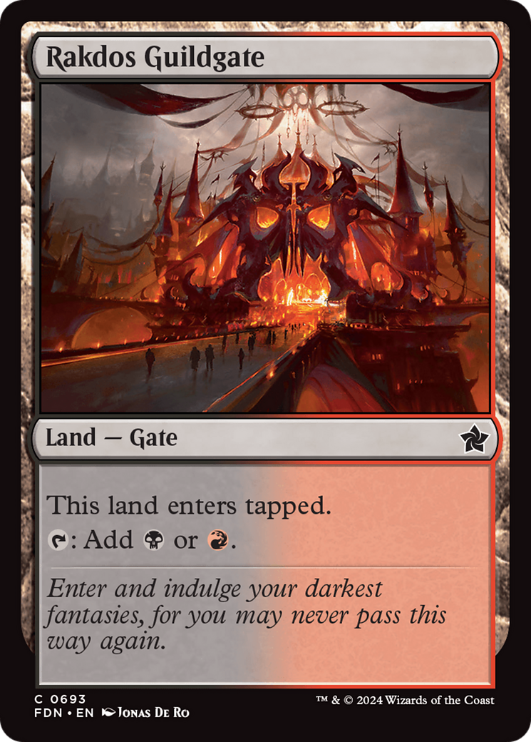 Rakdos Guildgate [Foundations] | I Want That Stuff Brandon