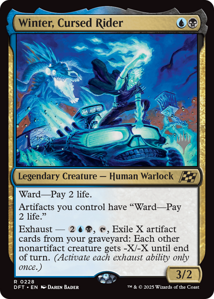 Winter, Cursed Rider [Aetherdrift Promos] | I Want That Stuff Brandon