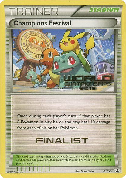 Champions Festival (XY176) (2016 Finalist) [XY: Black Star Promos] | I Want That Stuff Brandon