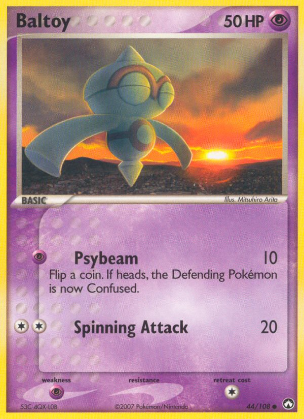 Baltoy (44/108) [EX: Power Keepers] | I Want That Stuff Brandon