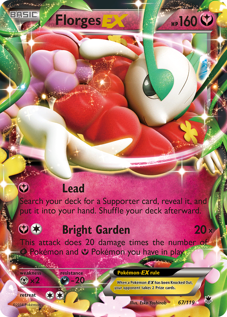 Florges EX (67/119) [XY: Phantom Forces] | I Want That Stuff Brandon