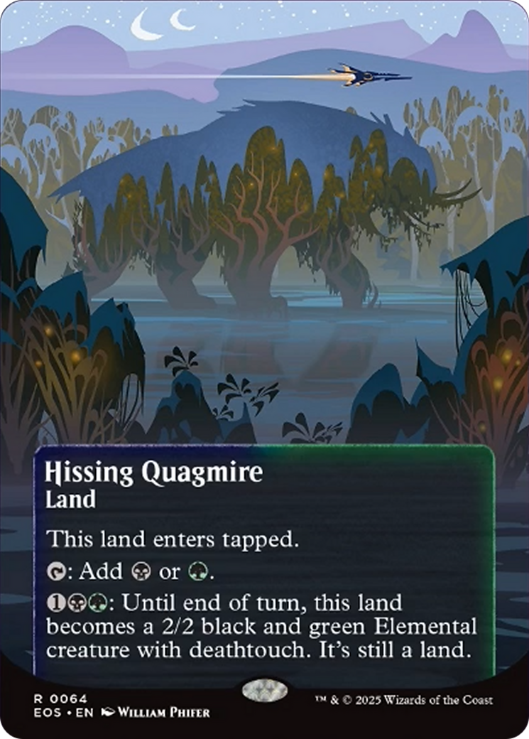 Hissing Quagmire (0064) (Borderless) [Edge of Eternities: Stellar Sights] | I Want That Stuff Brandon