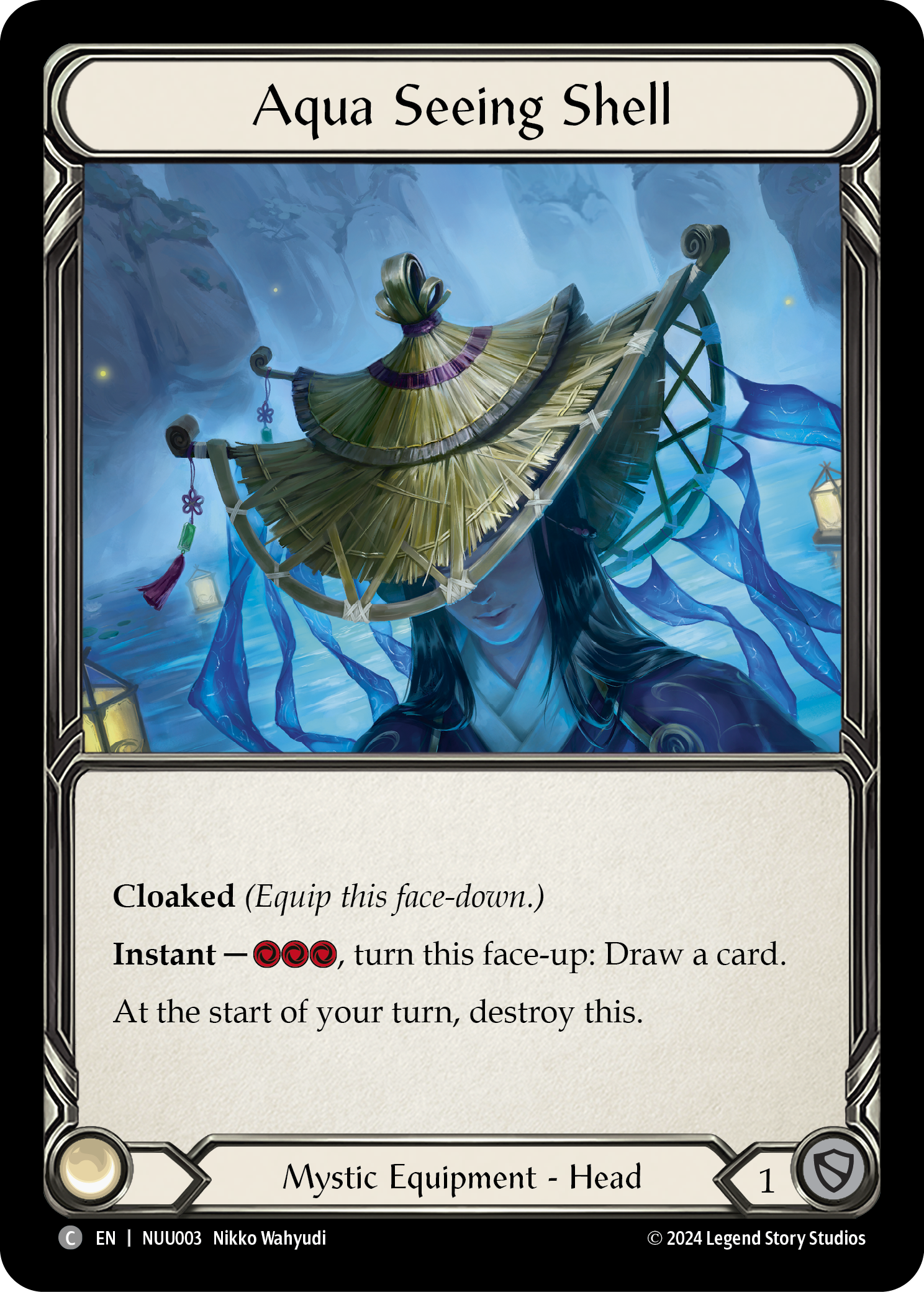 Aqua Seeing Shell [NUU003] (Part the Mistveil Nuu Blitz Deck) | I Want That Stuff Brandon