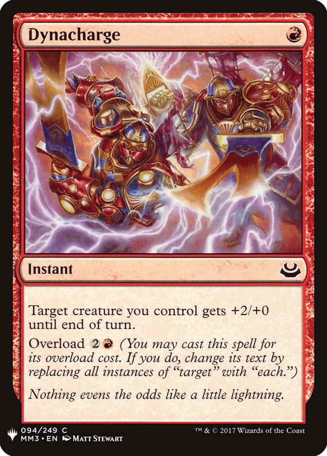 Dynacharge [Mystery Booster] | I Want That Stuff Brandon