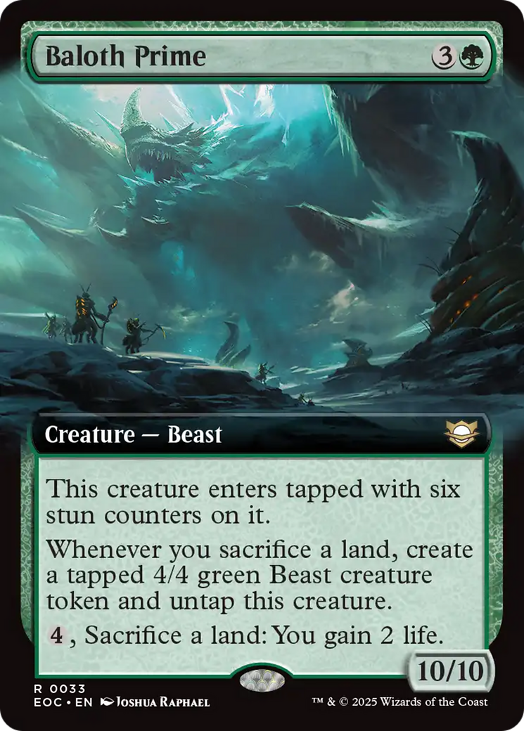 Baloth Prime (Extended Art) [Edge of Eternities Commander] | I Want That Stuff Brandon