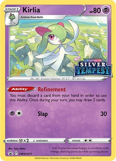 Kirlia (SWSH271) (Prerelease) (Staff) [Sword & Shield: Black Star Promos] | I Want That Stuff Brandon