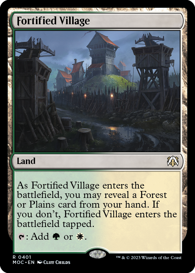 Fortified Village [March of the Machine Commander] | I Want That Stuff Brandon